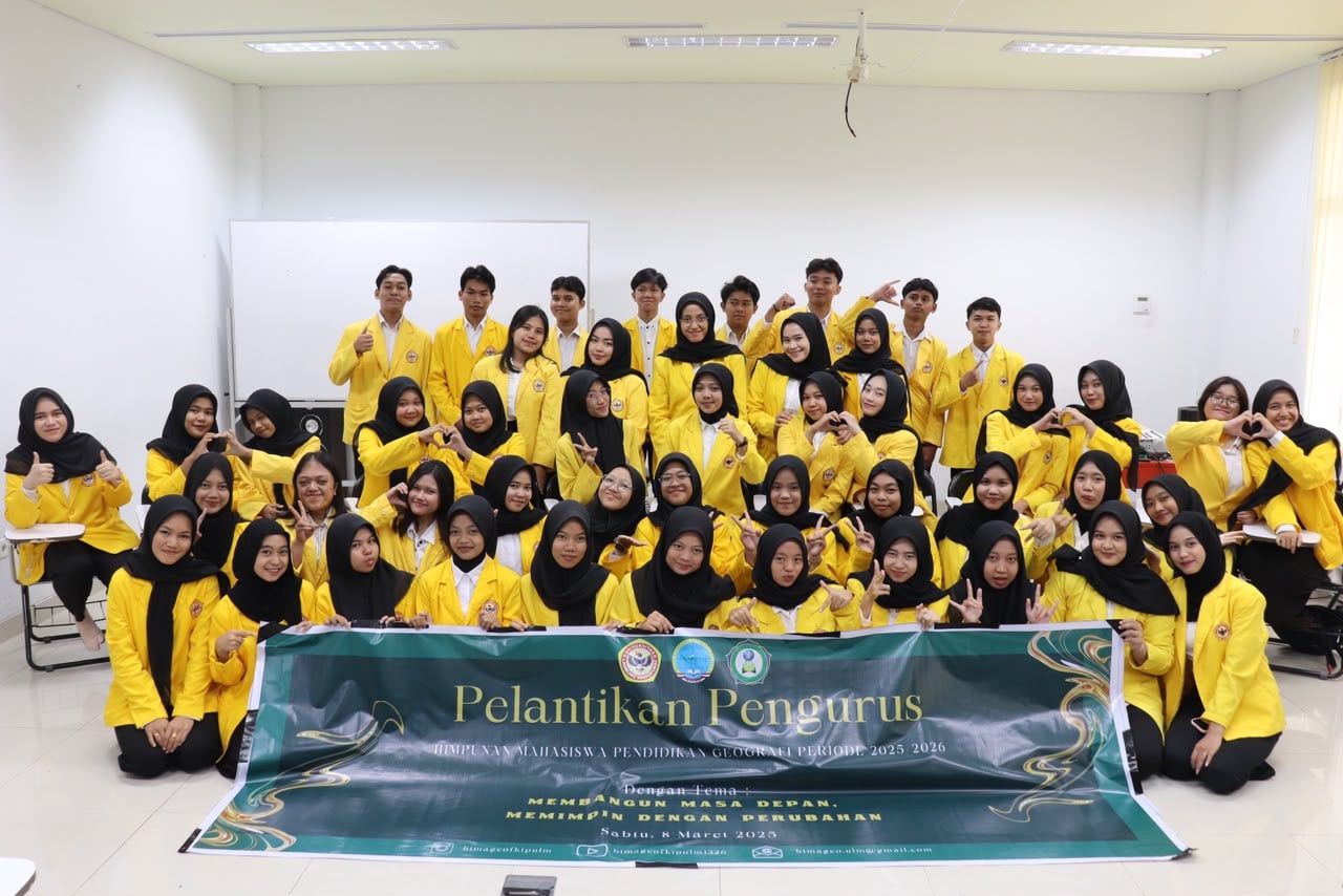 Resmi Dilantik, Hima Pendidikan Geografi Siap Wujudkan Program Unggulan 2025 - foto 1