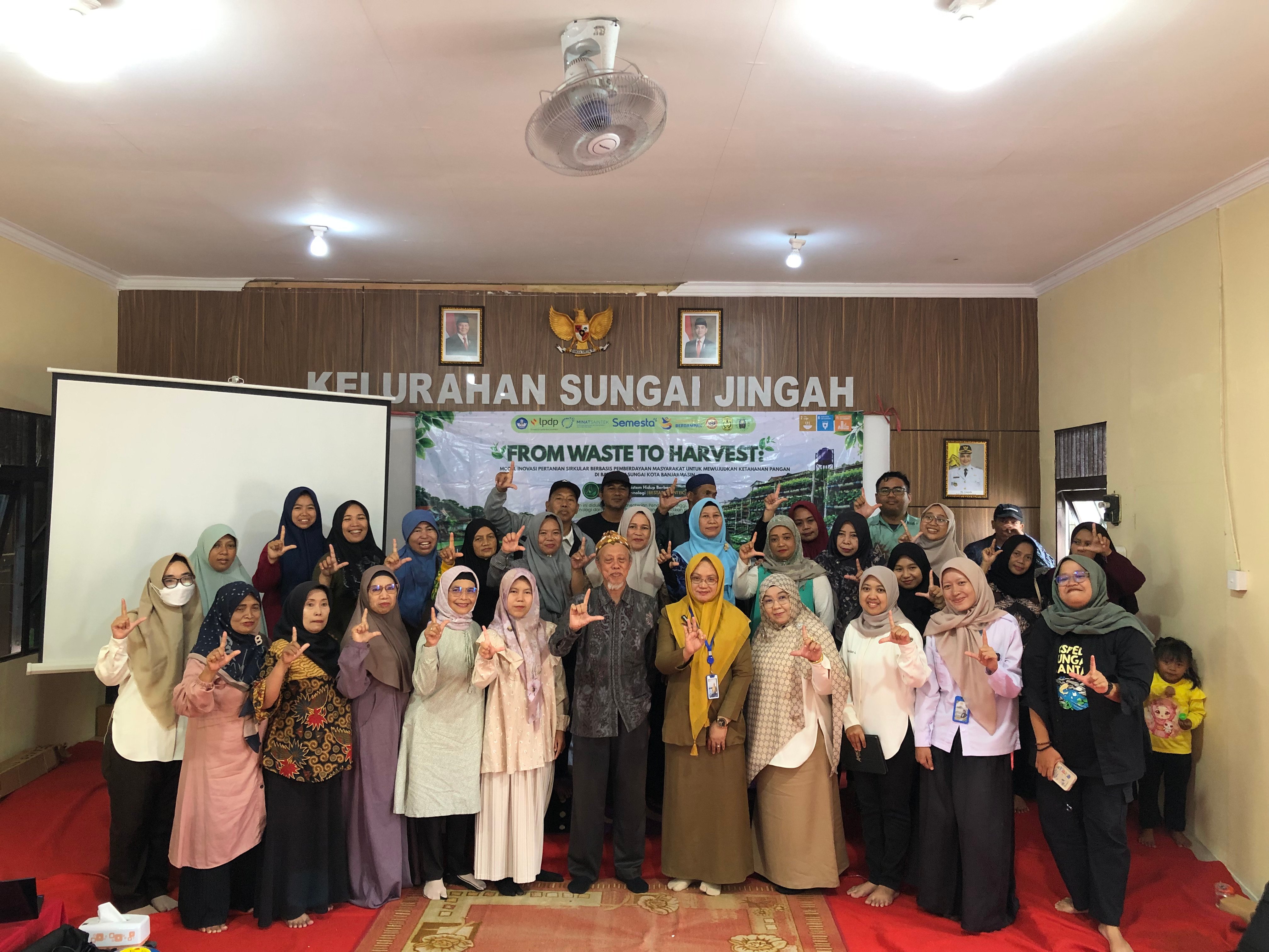 Program BESTARI Laksanakan FGD 2 Penyusunan Desain Model Pertanian Sirkular di Sungai Jingah Tengah - foto 2
