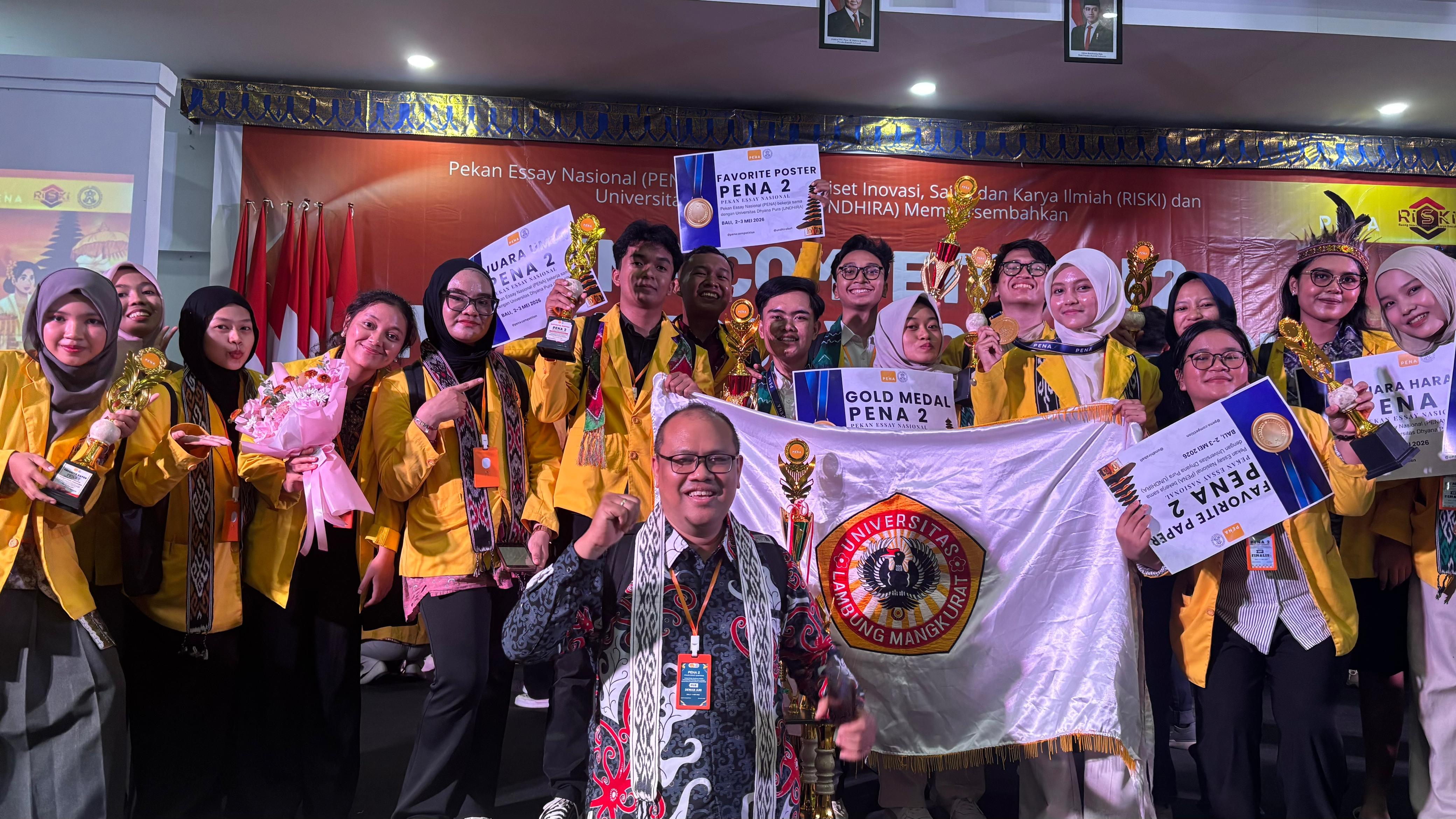 Mahasiswa Pendidikan Geografi ULM Raih Prestasi pada Pekan Essay Nasional (PENA) 2 di Bali - foto 2