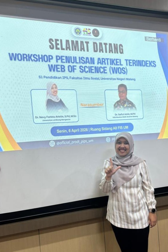 Workshop Penulisan Artikel Terindeks Web of Science (WoS) - foto 1